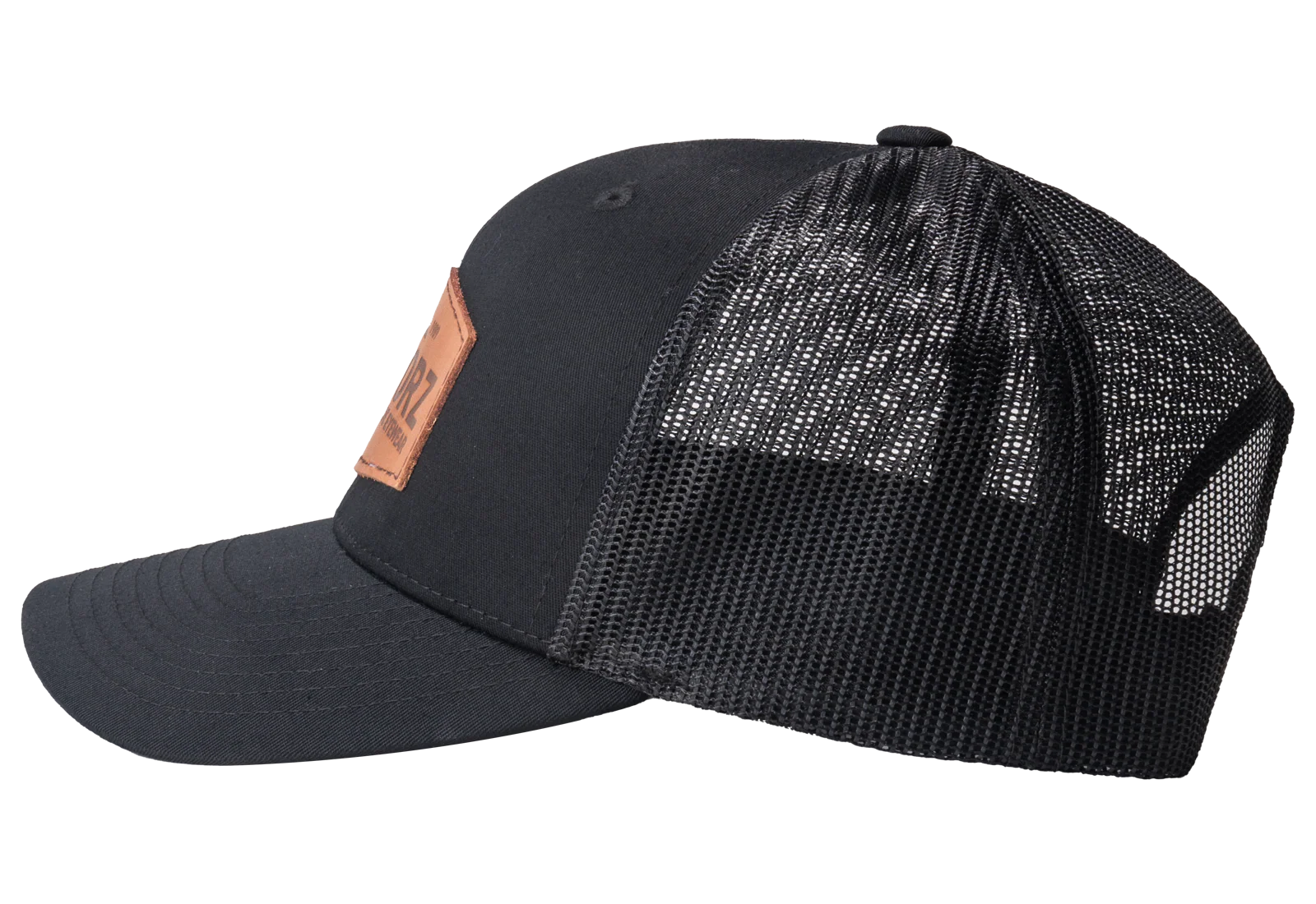 Snap back Black / Leather Logo Patch - Image 3